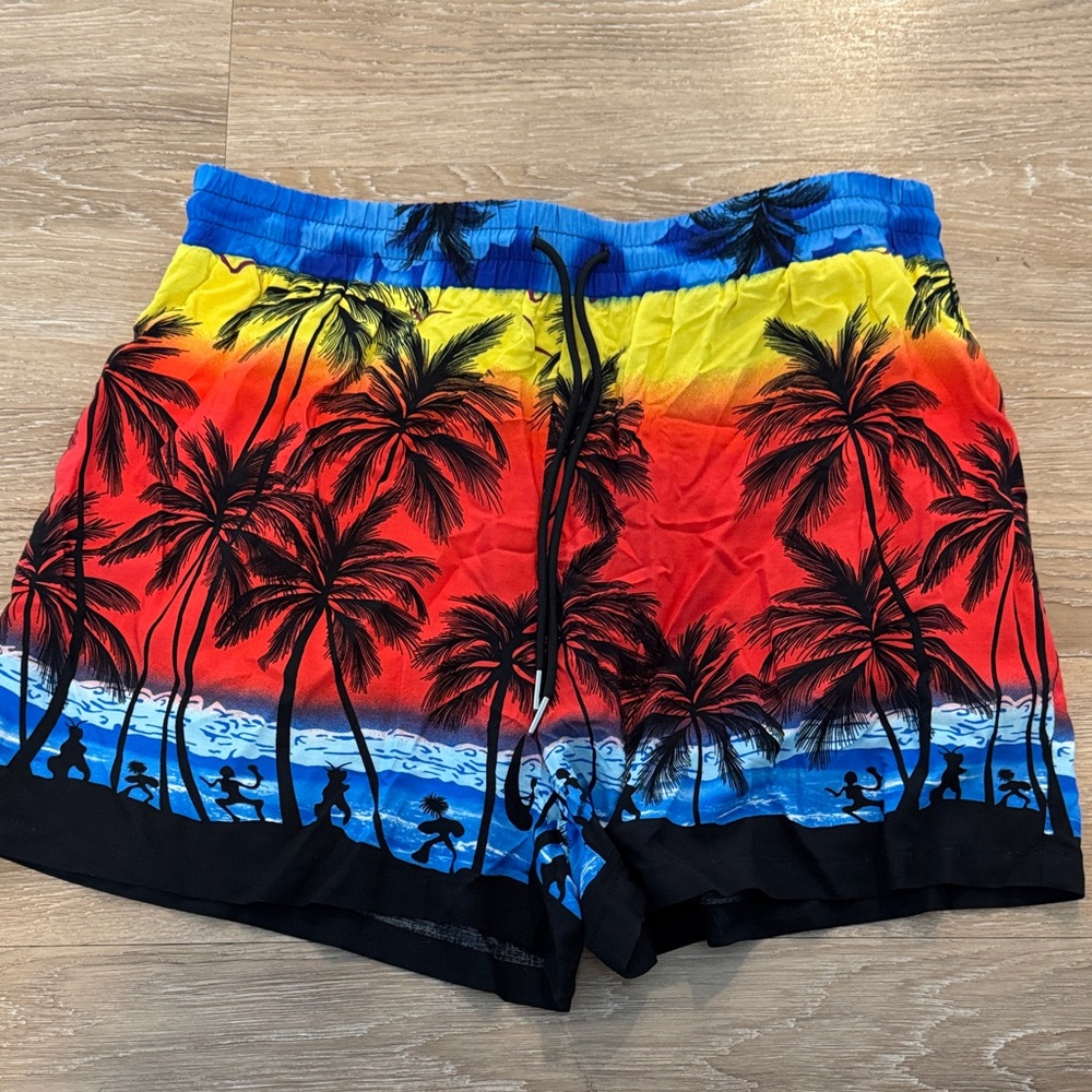 Tropical Sunset Swim Shorts